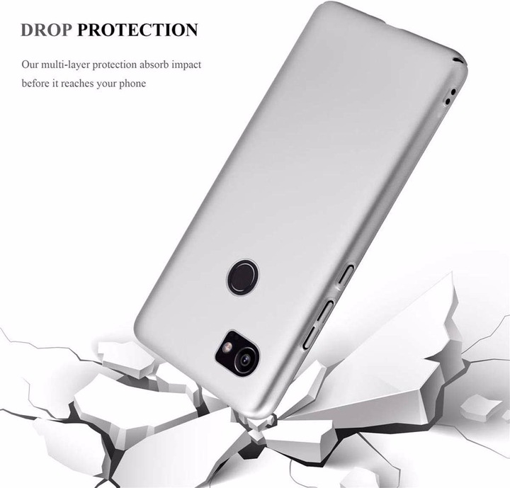 Produktbild Cadorabo Hard Cover Matt Metall Cover (Google Pixel 2 XL)