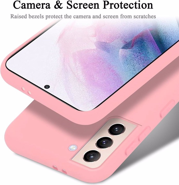 Actual product image Cadorabo TPU Liquid Silicone Case Cover (Samsung Galaxy S21+)