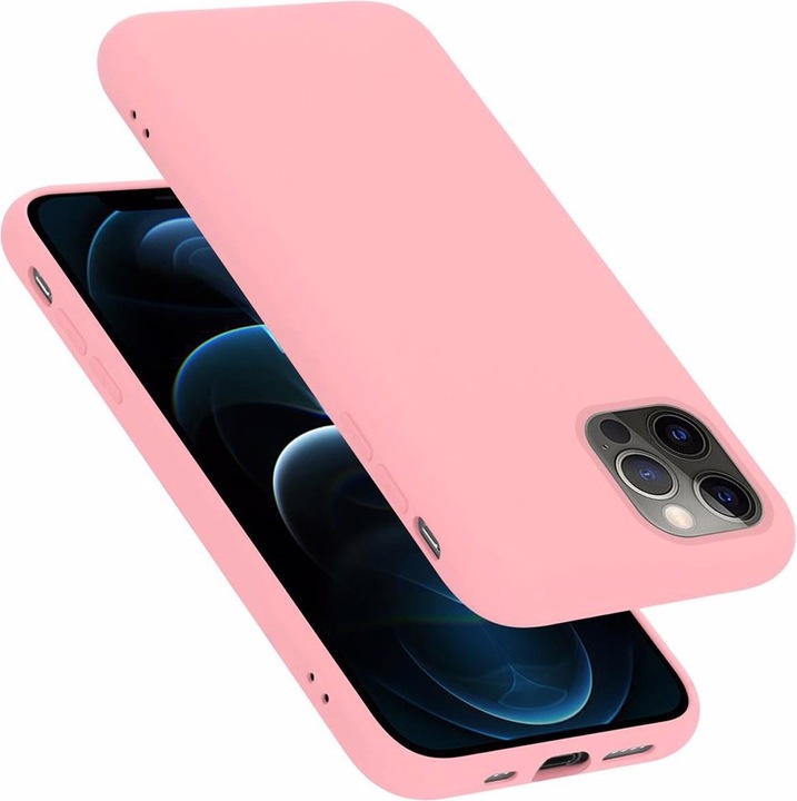 Actual product image Cadorabo TPU Liquid Silicone Case Cover (Apple iPhone 12, Realme 12 Pro+)