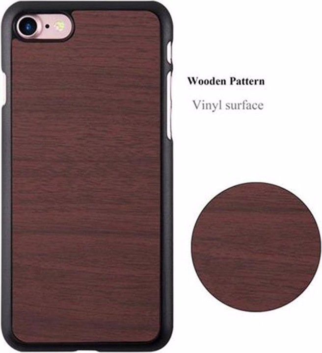 Actual product image Cadorabo TPU Wooden Cover (Apple iPhone 7, Apple iPhone SE (2nd Gen))