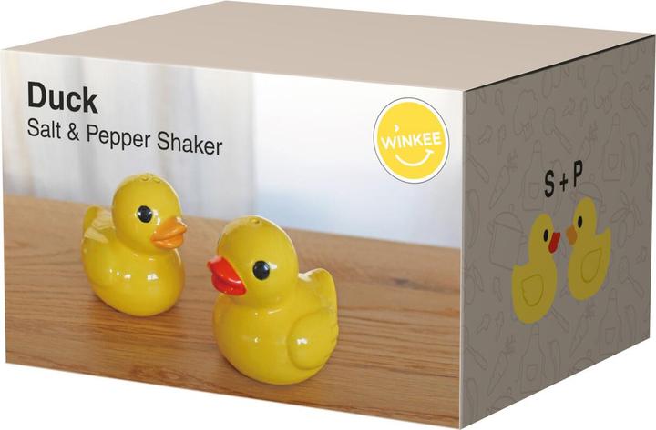 Produktbild Winkee - Duck Salt and Pepper Shakers - 3 inches (Pfeffer, Salz)
