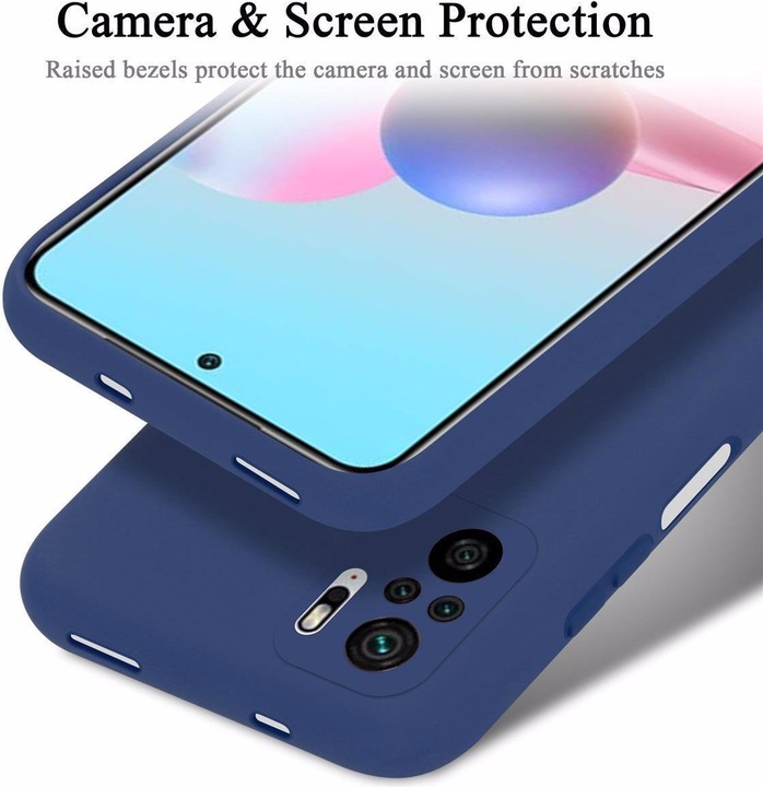 Actual product image Cadorabo TPU Liquid Silicone Case Cover (Xiaomi Redmi Note 10)