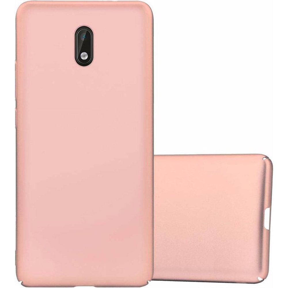 Cadorabo Hard Cover Matt Metall Cover (OnePlus 3), Smartphone Hülle, Rosa