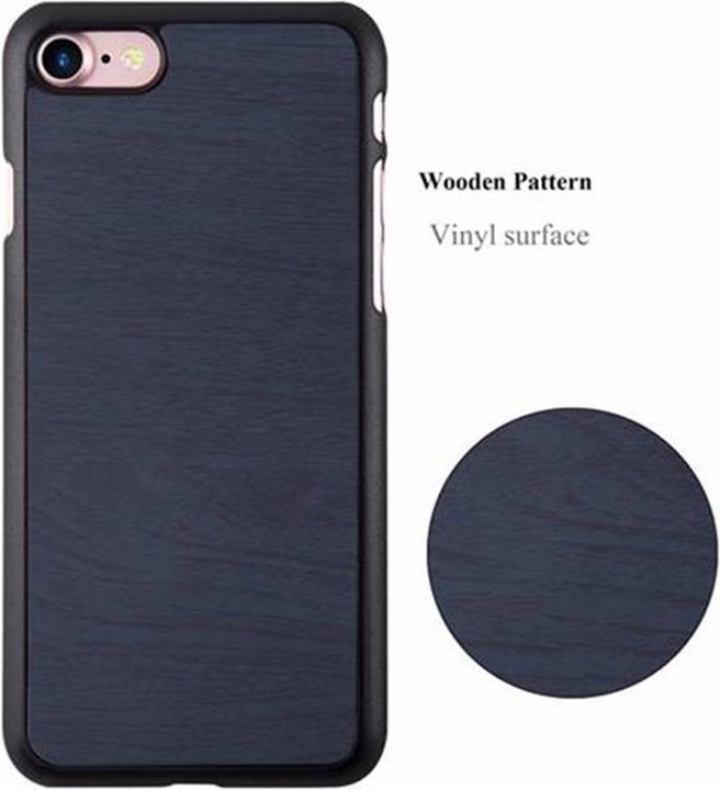 Produktbild Cadorabo TPU Wooden Cover (Apple iPhone 7, Apple iPhone SE (2nd Gen))
