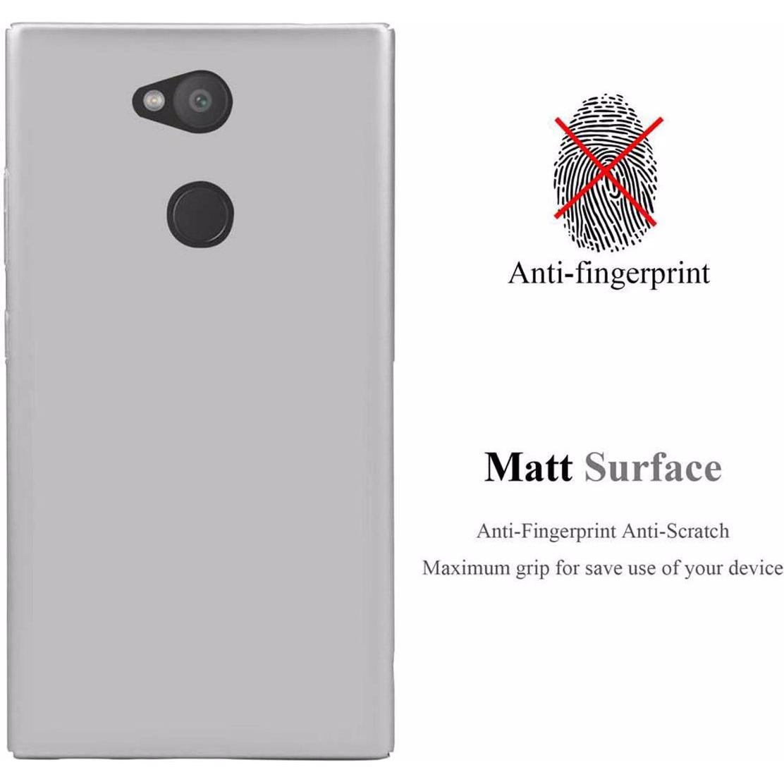 Thumbnail - Cadorabo Hard Cover Matt Metall Cover (Sony Xperia L2), Smartphone Hülle, Silber