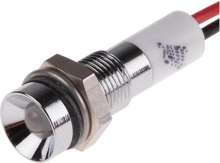 Produktbild RS PRO 6mm vertieft verchroLED DrähRDGNwei24VDC