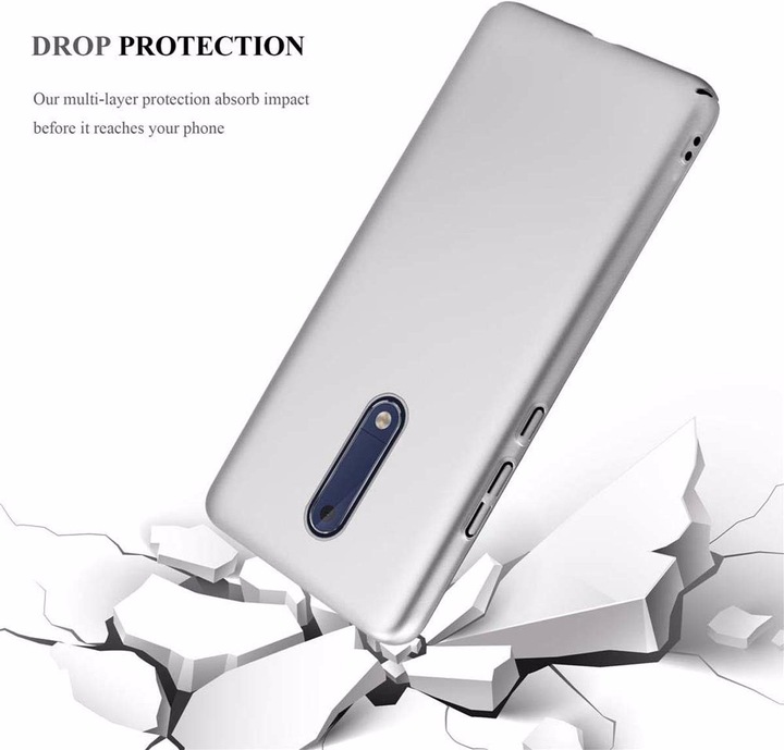 Actual product image Cadorabo Hard Cover Matt Metal Cover (Huawei Y5 (2017))