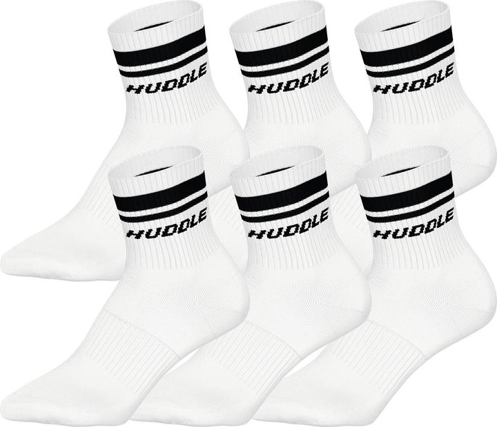 Produktbild Huddle Short Crew Socks Double Stripe (6er Pack, 39 - 42)