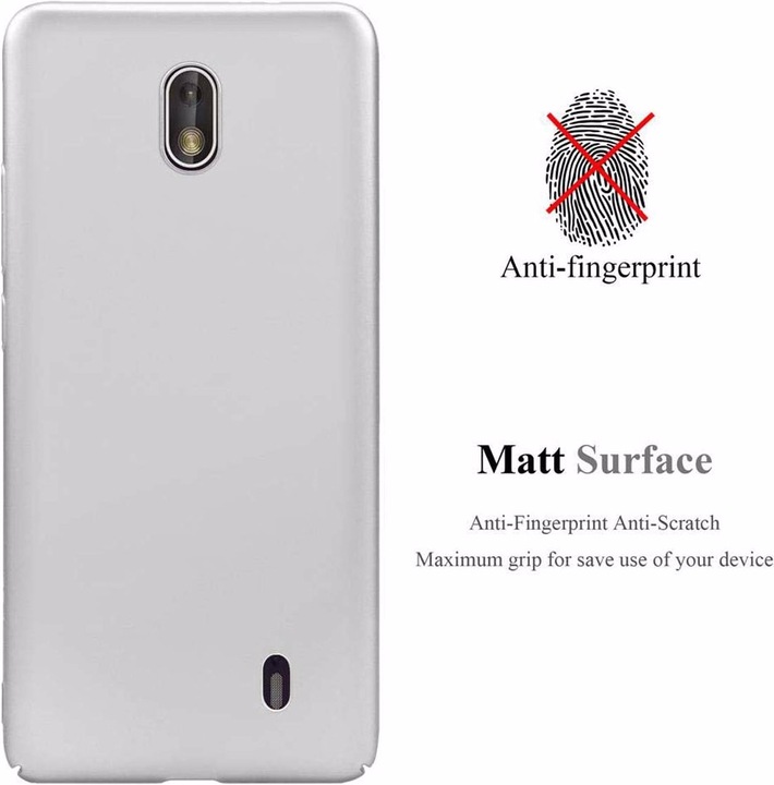 Actual product image Cadorabo Hard Cover Matt Metal Cover (Nokia 1)