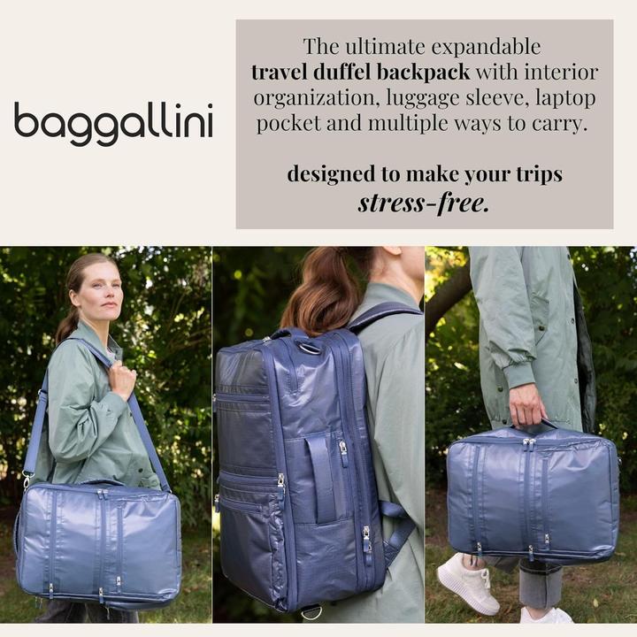 Actual product image Baggallini Modern Convertible Travel Backpack