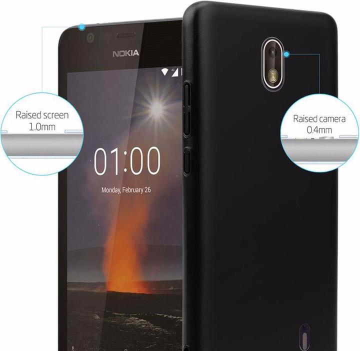 Produktbild Cadorabo Hard Cover Matt Metall Cover (Nokia 1)