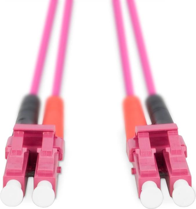 Immagine prodotto Digitus Cavo patch in fibra da LC a LC multimodale 50/125 µm duplex lunghezza 1m classe OM4 LSOH (CAT7, 1 m)