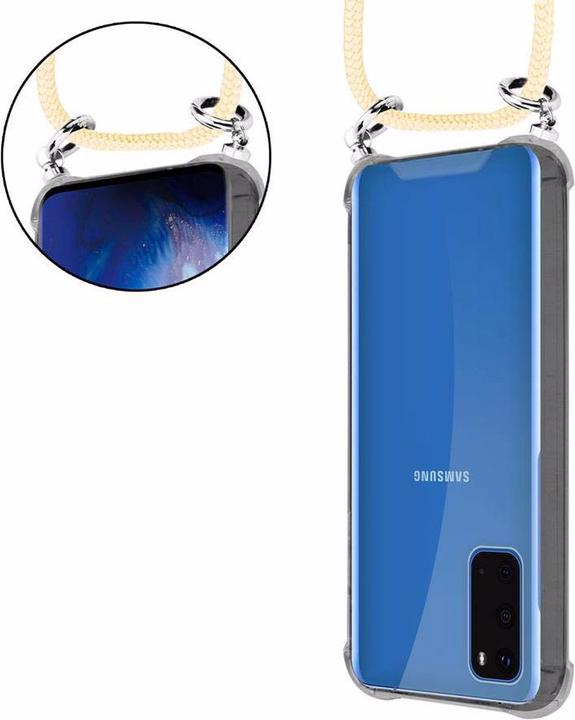 Produktbild Cadorabo TPU Handy Kette SILBER Cover