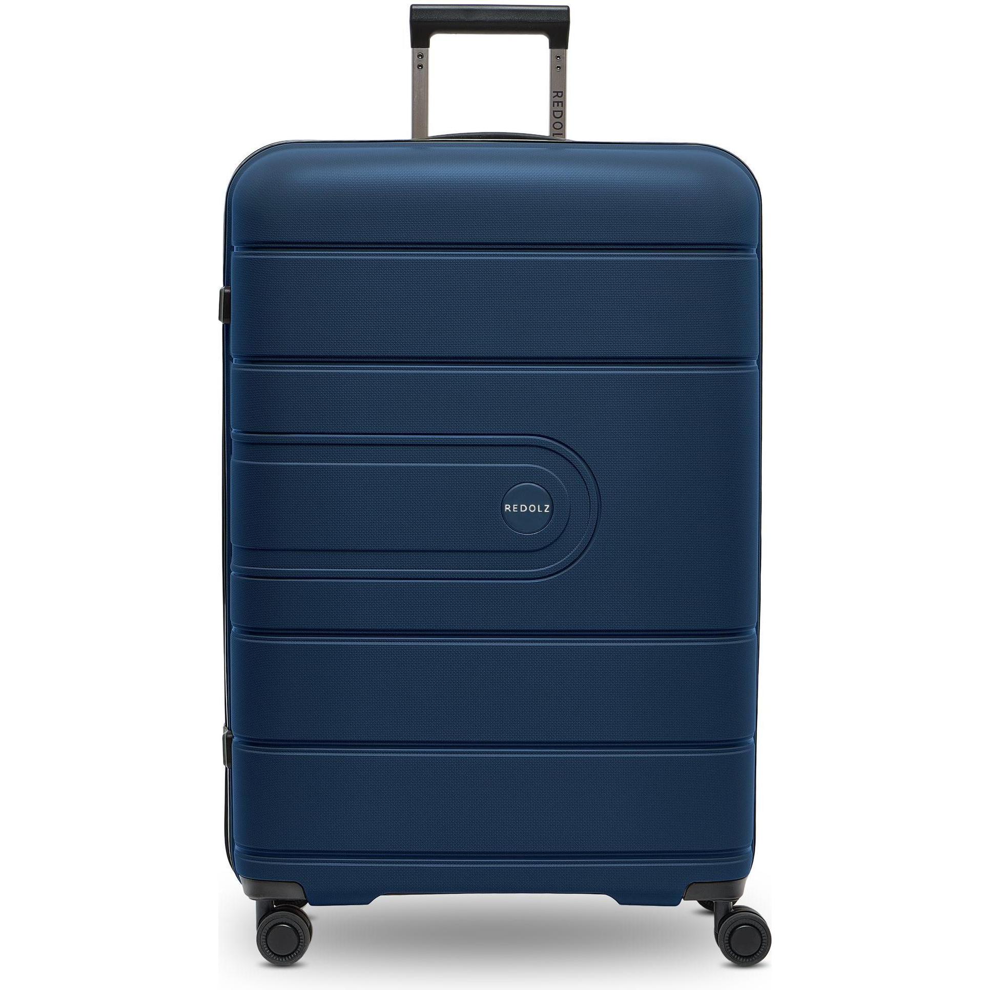 Redolz, Koffer, Essentials 11 LARGE 4 Rollen Trolley 77 cm, Blau, (102 l, XL (ab 115l))