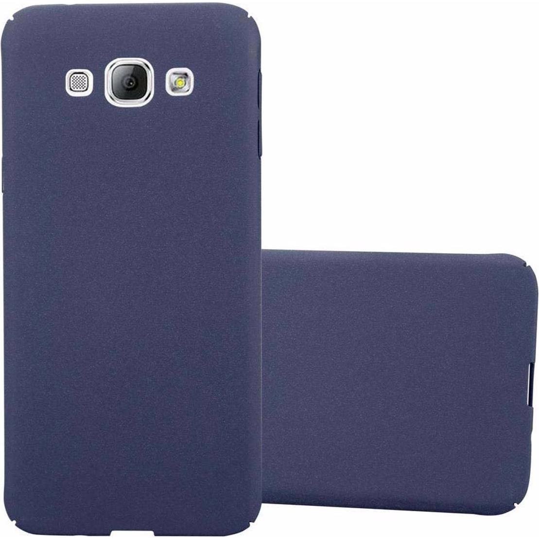 Cadorabo Hard Cover Frosty Cover (Samsung Galaxy A8 (2018)), Smartphone Hülle, Blau