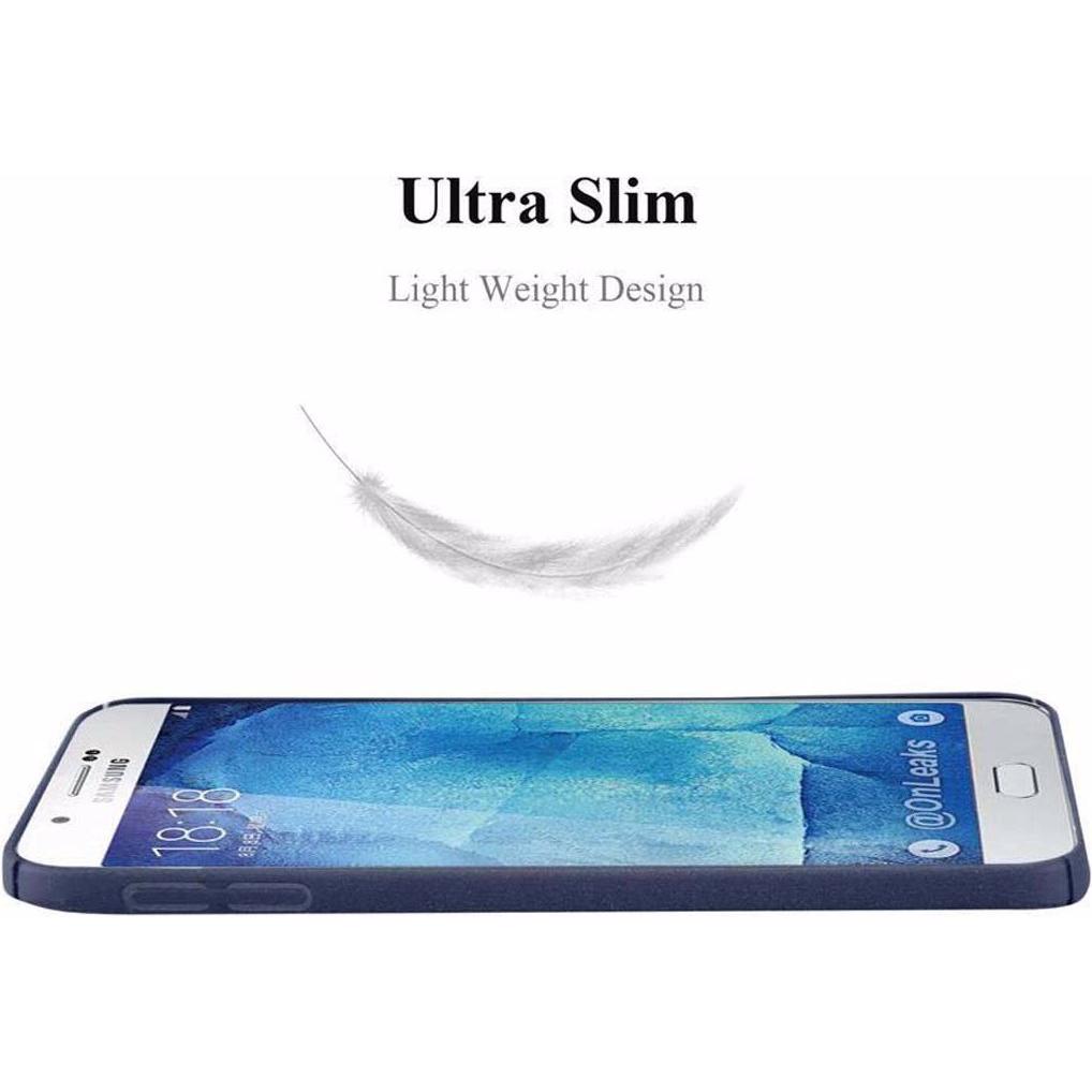 Thumbnail - Cadorabo Hard Cover Frosty Cover (Samsung Galaxy A8 (2018)), Smartphone Hülle, Blau