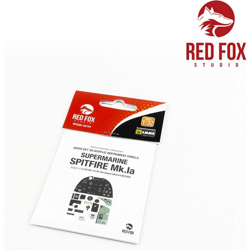 Red Fox 1/32 Supermarine Spitfire Mk.Ia (for Kotare kit)