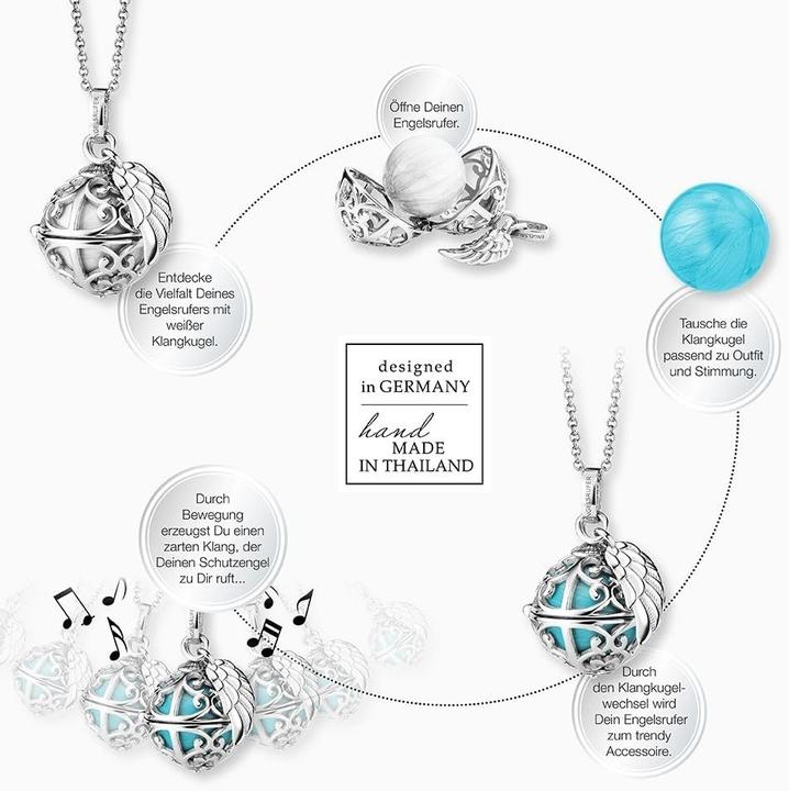 Image du produit Engelsrufer Avec des ailes (Argent 925 sterling rhodié)