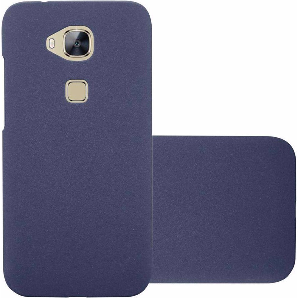 Cadorabo Hard Cover Frosty Cover (Huawei GX8, LG G8), Smartphone Hülle, Blau