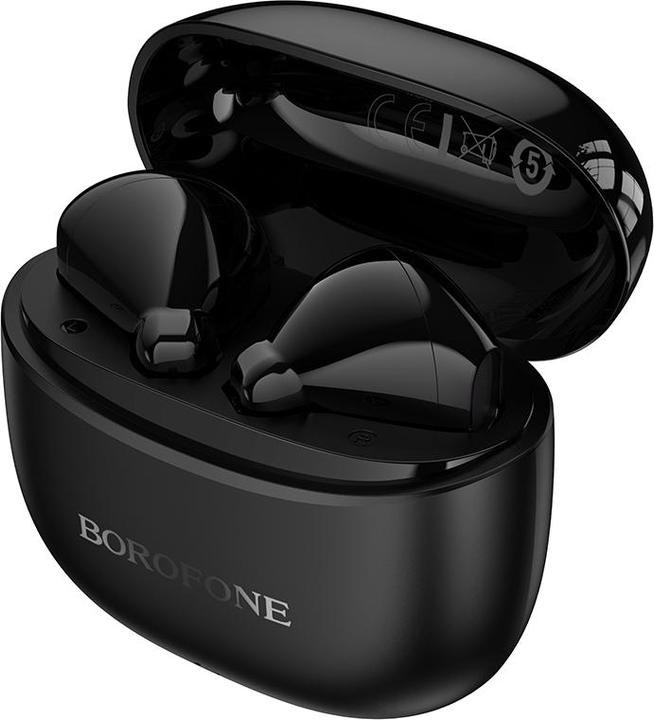 Actual product image Borofone - Wireless Earbuds Deep Rhyme (BW88) - Bluetooth V5.4, True Wireless, 300mAh - Black (3.50 h, Wireless)