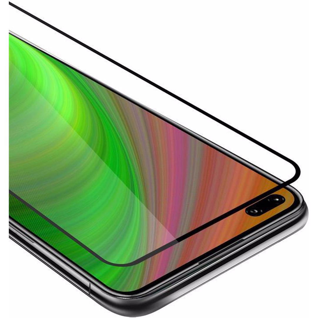 Cadorabo Vollbild Displayschutzglas (1 Stück, Honor View 30), Smartphone Schutzfolie, Weiss