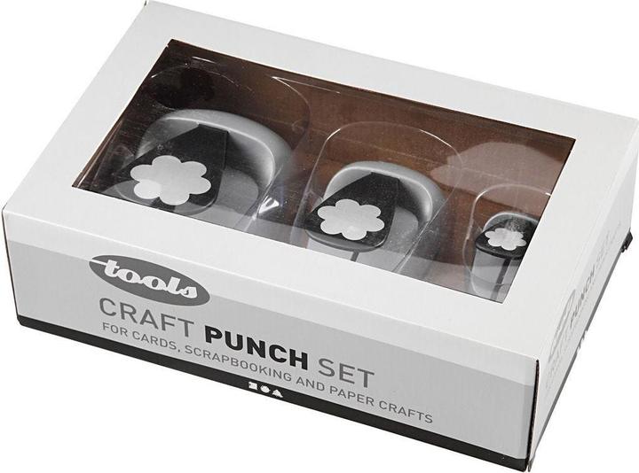 Produktbild Creativ Company Motivstanzer Blumen 3 Stück, Durchmesser: 7.5 cm, 4.9