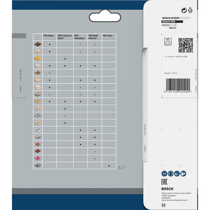 Produktbild Bosch Professional Zubehör PRO Wood Kreissägeblatt, 165 x 2.2 x 30 mm