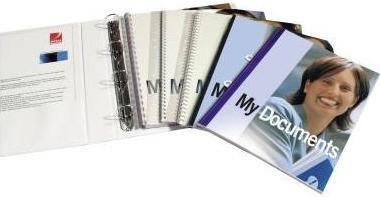 Actual product image GBC ThermaBind PVC filing strips