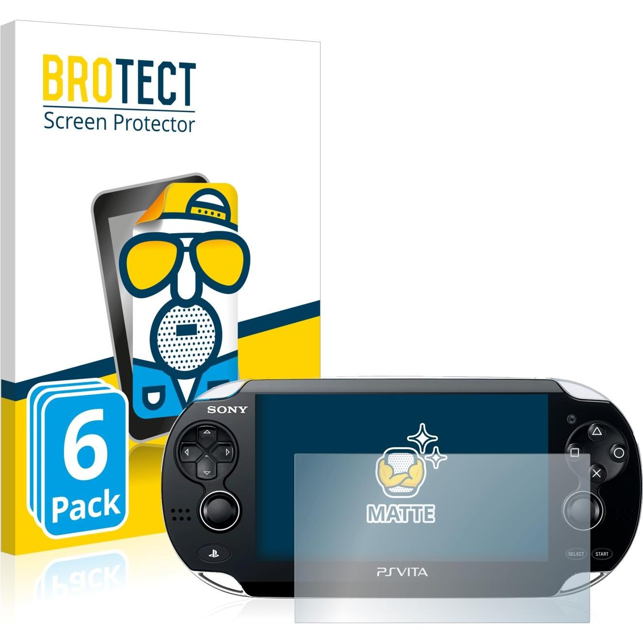 BROTECT Entspiegelungsfolie Displayschutz Displayschutzfolie Folie Matt (PS Vita), Weiteres Gaming Zubehör, Schwarz