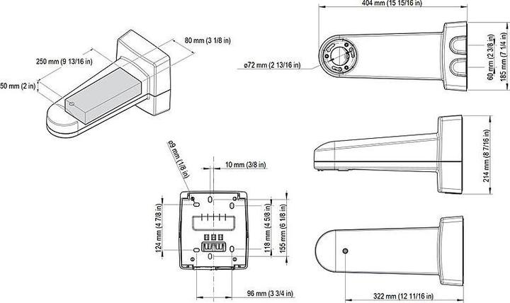 Productafbeelding Axis Muurbevestiging T91G61 (Montageset)