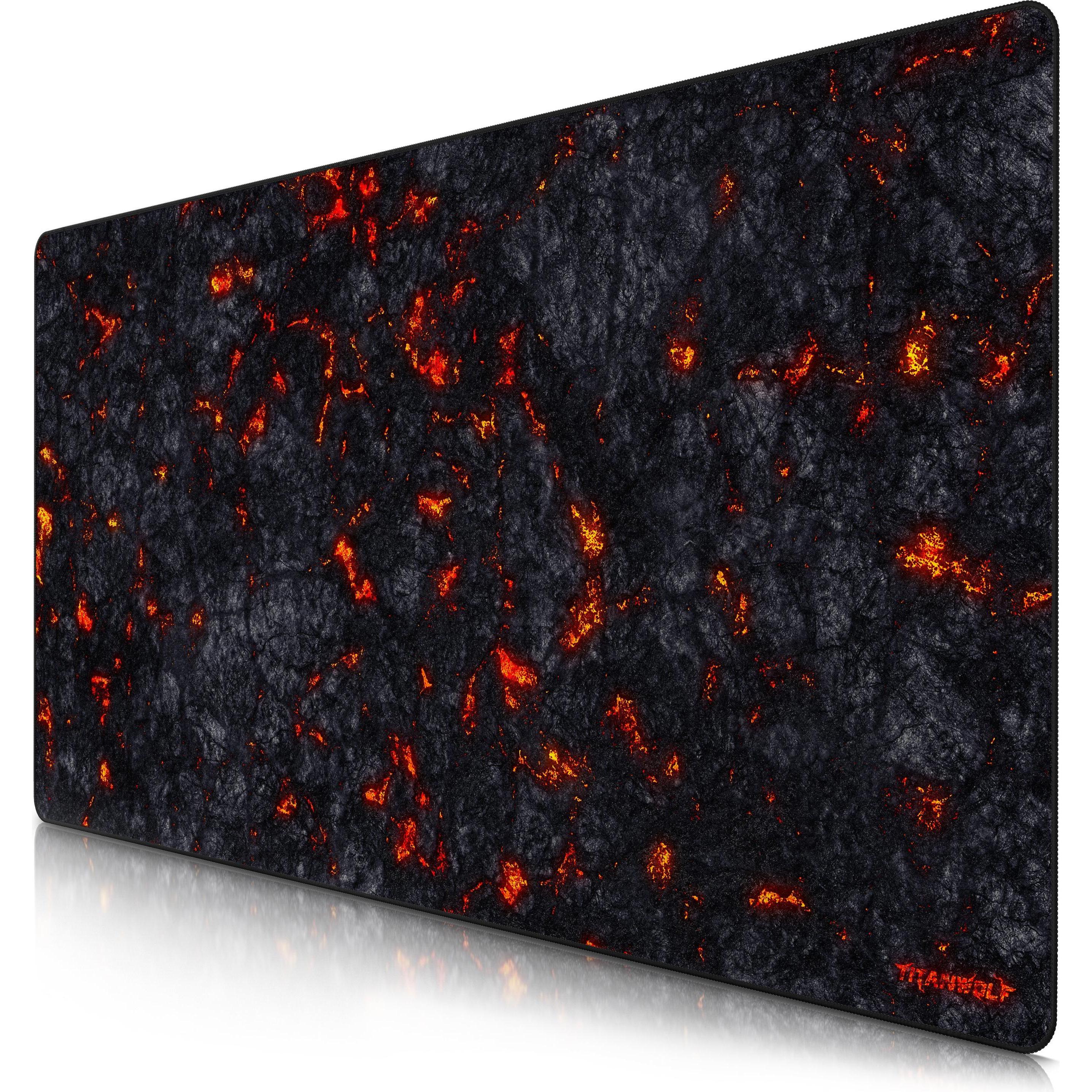 Titanwolf Gaming Mauspad (3XL), Mausmatte, Schwarz