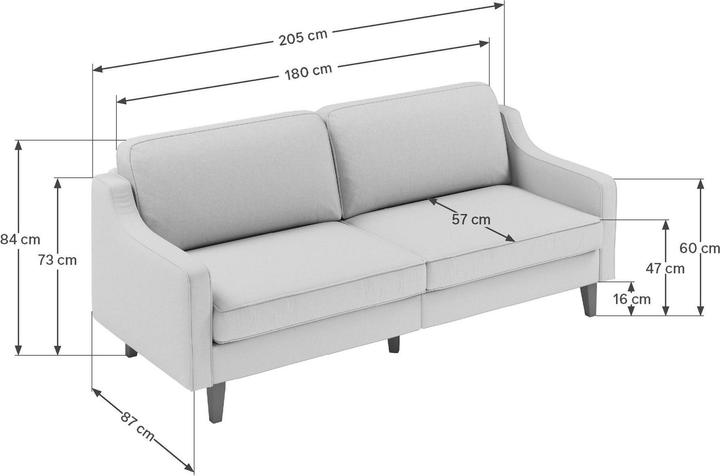 Actual product image Atelier del Sofa Robin (3-seater)