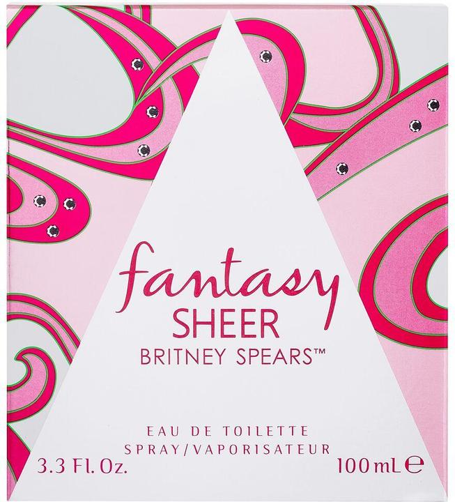 Actual product image Britney Spears Fantasy Sheer EDT 100 ml (Eau de toilette, 100 ml)