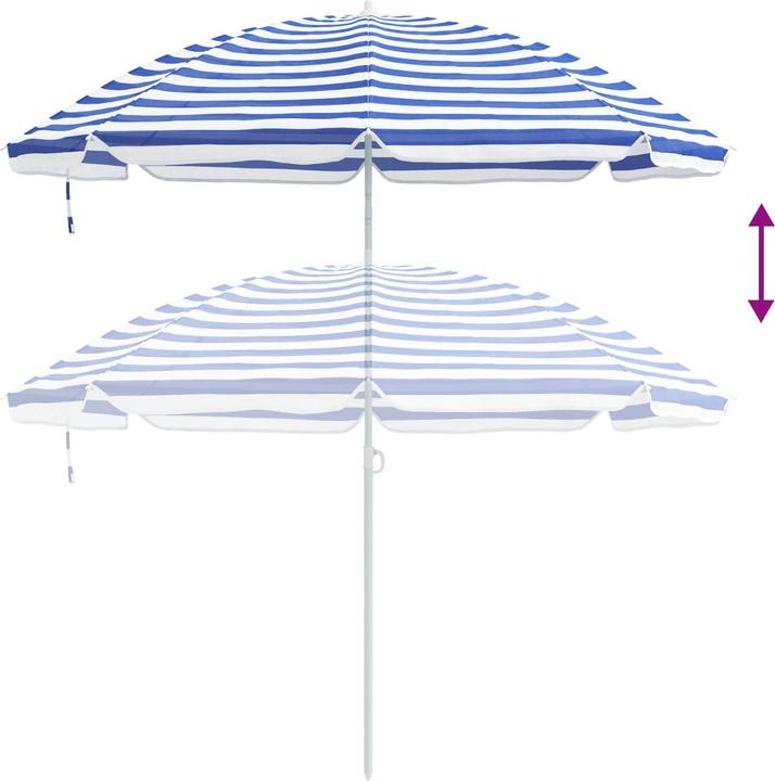Image du produit vidaXL Parasol de plage (2.63 m)