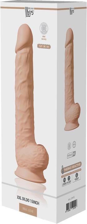 Actual product image Dreamtoys Dream Toys Real Love Dildos Flesh 38 cm