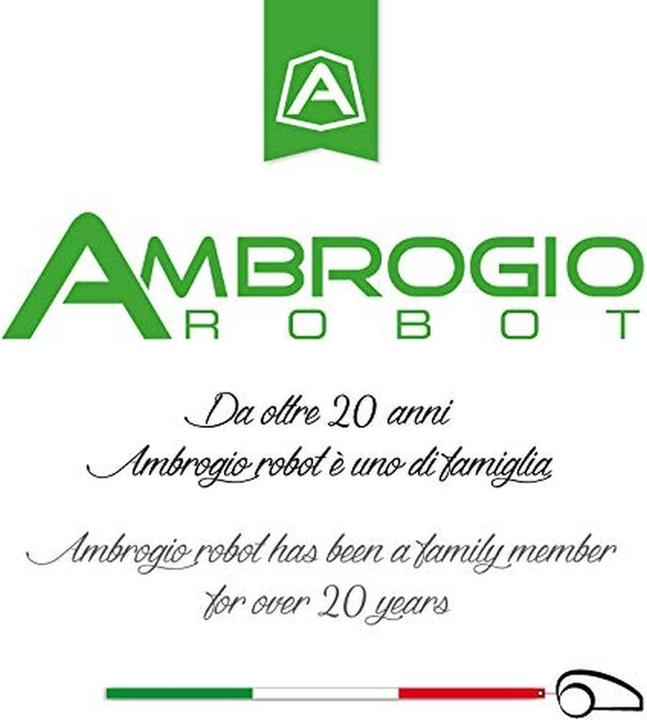 Actual product image Ambrogio L15 Deluxe robotic lawnmower with boundary wireBattery 25.9 V and 5 Ah (600 m², Boundary wire)