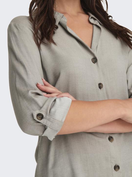 Image du produit JdY Coupe ample Col chemise Manches retroussées Manches volumineuses Chemise Top (XS)