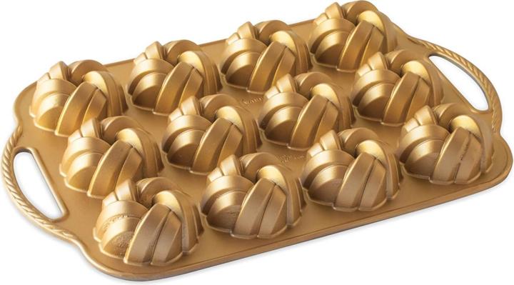 Produktbild Nordic Ware 75th Anniversary Braided Mini Bundt Pan