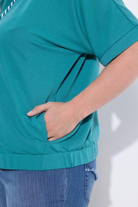 Image du produit Ulla Popken Veste à capuche oversize. Base élastique (50, 52)