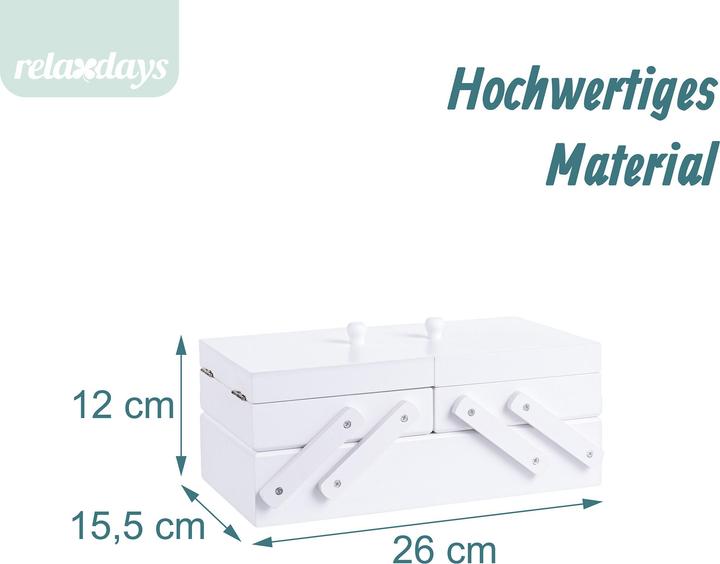 Actual product image Relaxdays sew box