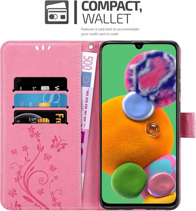 Produktbild Cadorabo Flower Book Cover (Samsung Galaxy A90 5G)
