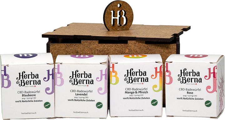 Produktbild Herba di Berna Weihnachtsgeschenk Bade-box klein (Badekugeln)