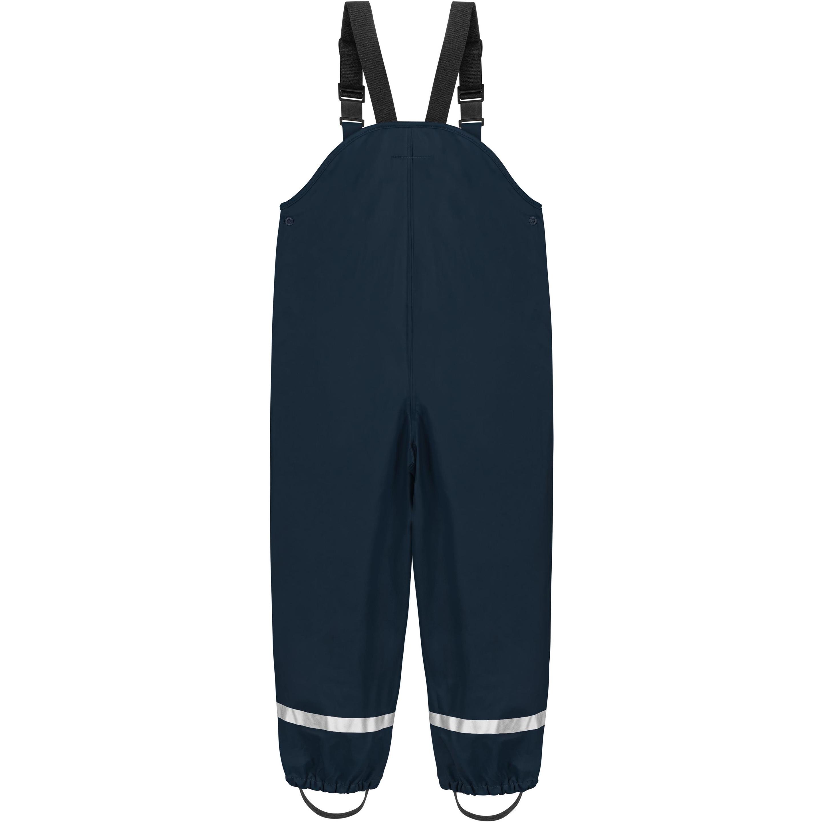 Thumbnail - Normani, Herren, Outdoorhose, Kinder Regenhose mit Hosenträgern „Skjolden“ - 9251 (116), Blau, 116
