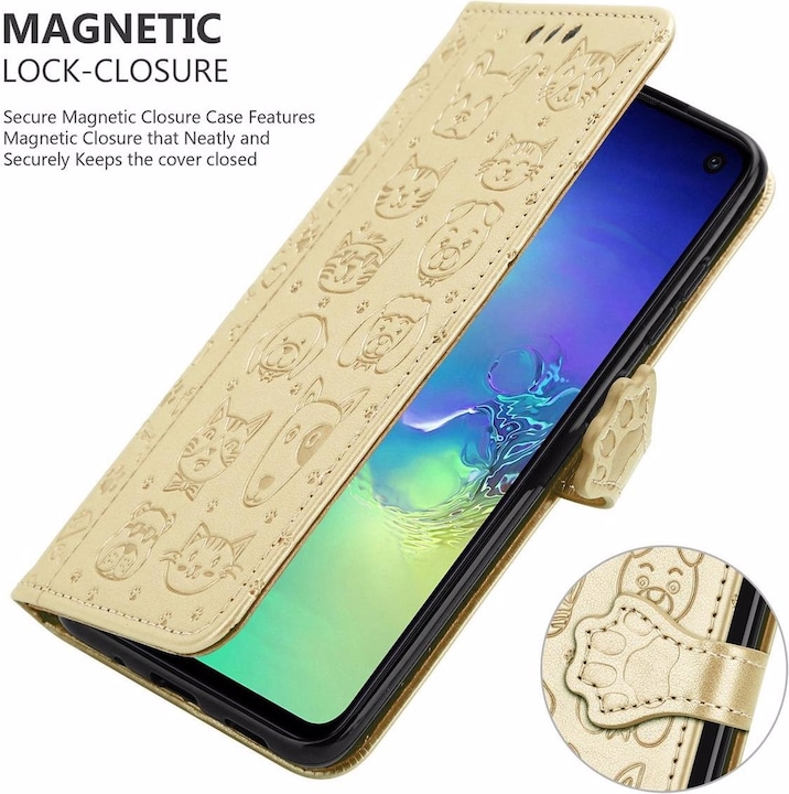 Produktbild Cadorabo Book Hunde & Katzen Cover (Samsung Galaxy S10e)