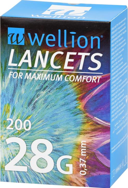 Actual product image Wellion Lancets 28G 200 Lancets