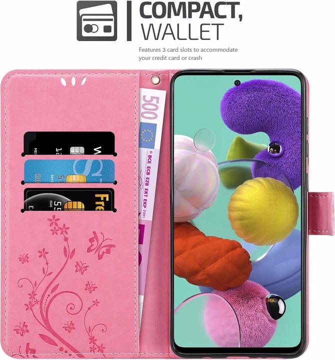 Image du produit Cadorabo Couverture du livre de fleurs (Samsung Galaxy A51 5G)