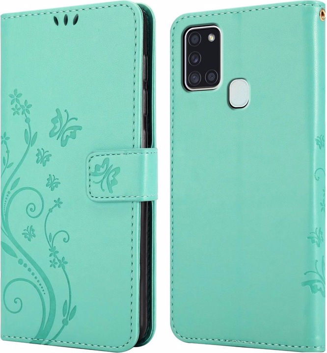 Produktbild Cadorabo Flower Book Cover (Samsung Galaxy A21s)