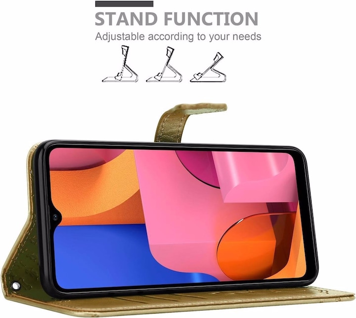 Actual product image Cadorabo Book Dogs & Cats Cover (Samsung Galaxy A20s)