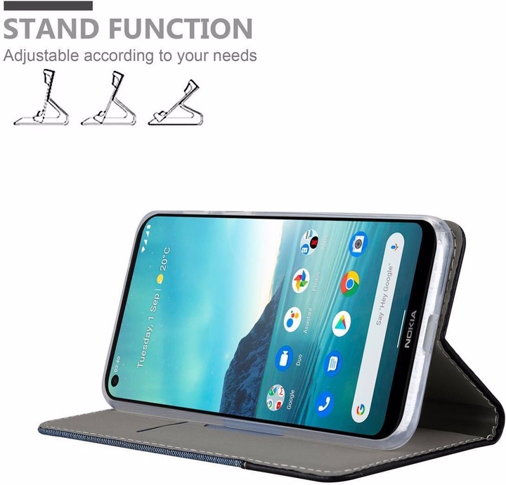 Actual product image Cadorabo Book Jeans Optics Cover (Nokia 5.3)