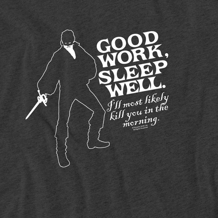 Produktbild The Princess Bride Good Work TShirt meliert (S)